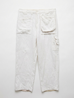 The Off - white Workers Linen Trousers