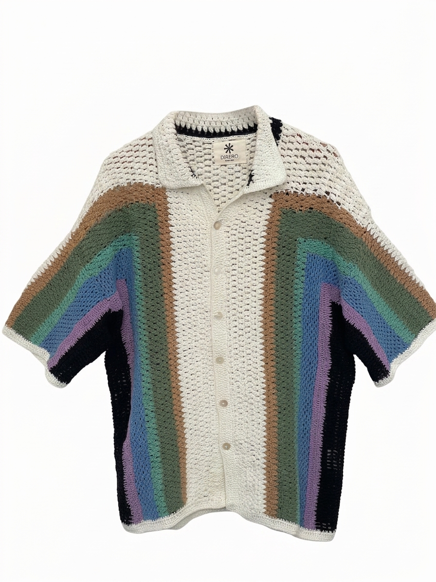 The Aurora chrochet shirt
